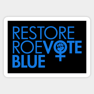 RESTORE ROE VOTE BLUE (blue) Sticker